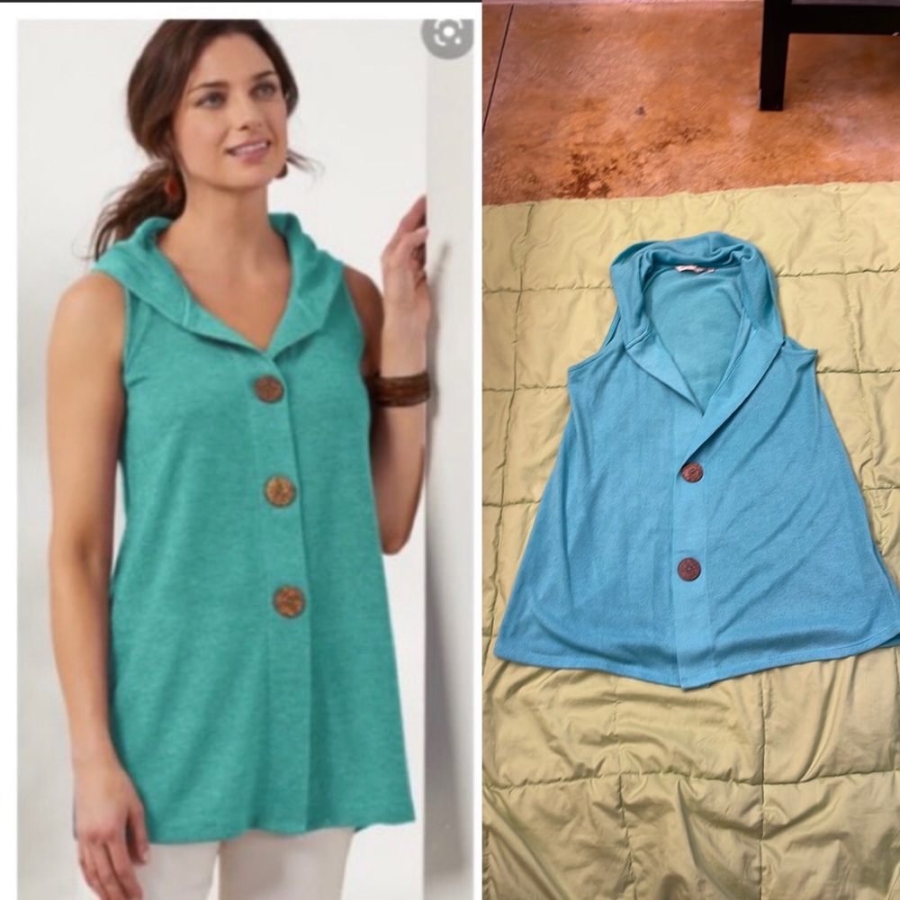 Soft surroundings tunic or sweater vest never worn